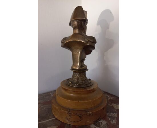 Busto di Napoleone in bronzo dorato