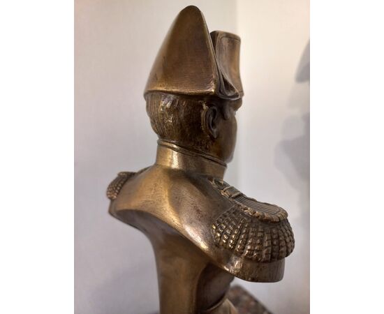 Busto di Napoleone in bronzo dorato