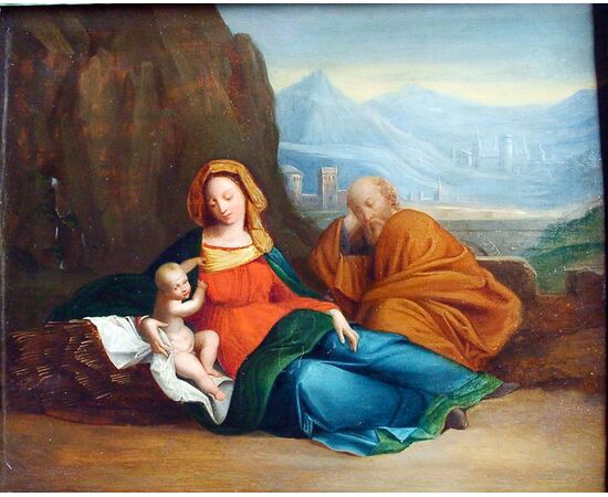 Rest on the flight to Egypt     