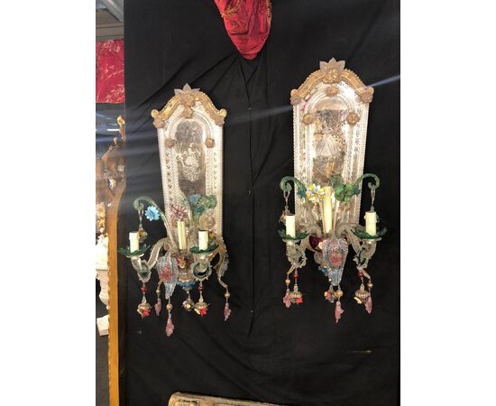 20th century Venetian mirrors     