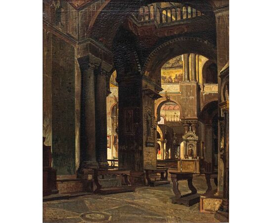 Ramon Tusquets Maignon (Barcellona, 1837 – Roma, 1904), Interno della Basilica di San Marco a Venezia