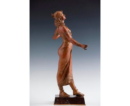 Scultura in bronzo di Georges Colin (1876-1917)