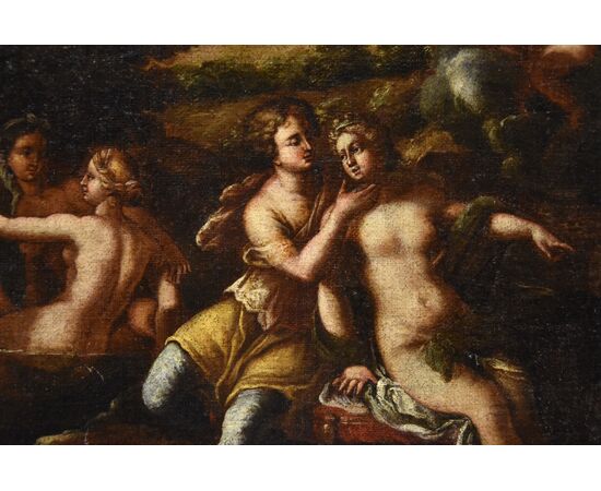 Idillio tra Venere ed Adone, Bottega di Filippo Lauri (Roma,1623 – 1694)