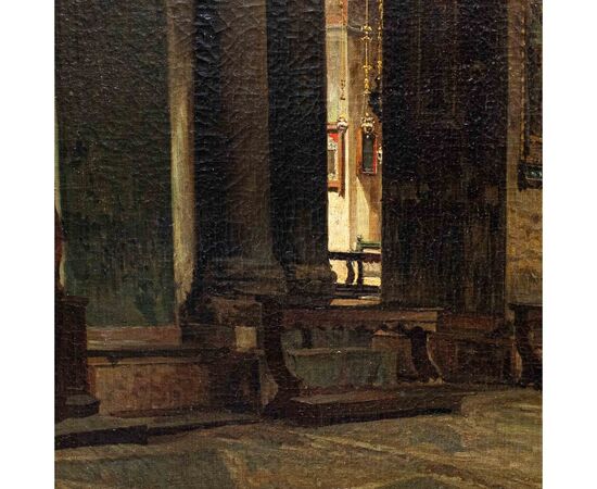 Ramon Tusquets Maignon (Barcellona, 1837 – Roma, 1904), Interno della Basilica di San Marco a Venezia