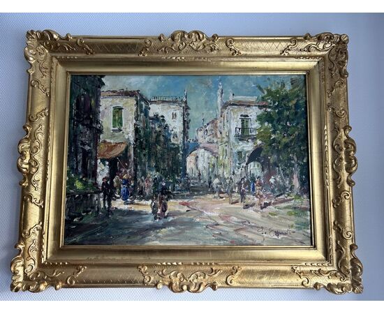 Quadro espressionista di Napoli