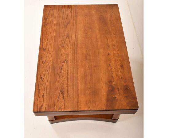 TAVOLO RETTANGOLARE IN CILIEGIO E OLMO, DESIGN ANNI 50 ITALIANO, MODERNARIATO. (TAV40)