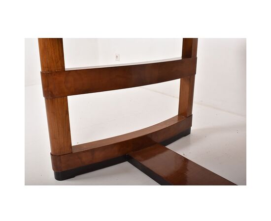 TAVOLO RETTANGOLARE IN CILIEGIO E OLMO, DESIGN ANNI 50 ITALIANO, MODERNARIATO. (TAV40)