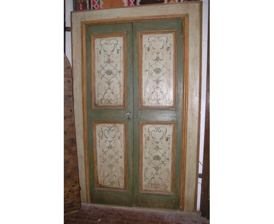 ptl270 lacquered and painted door vintage 700 mis.frame 150x240 cm max     