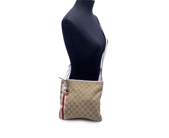 GUCCI Borsa a Tracolla in Tela Col. Beige Joliecoeur M