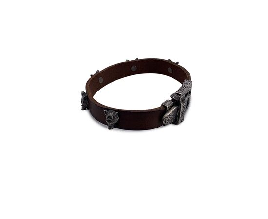 GUCCI Bracciale in Pelle Col. Marrone