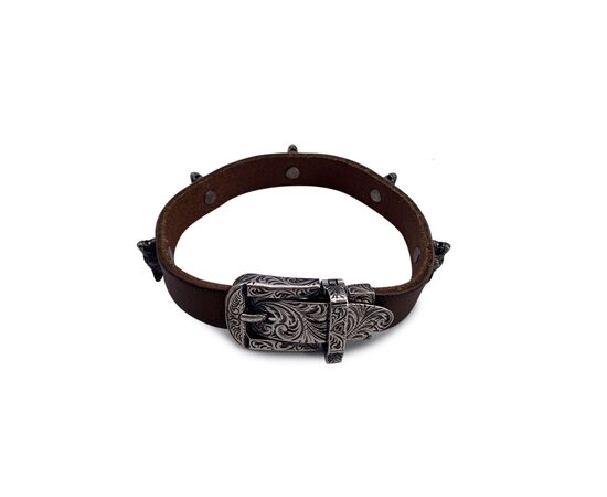 GUCCI Bracciale in Pelle Col. Marrone