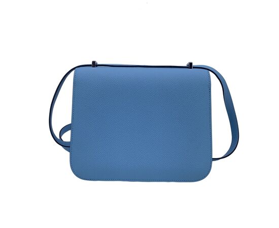 HERMES Borsa a Tracolla in Pelle Col. Blu Constance S