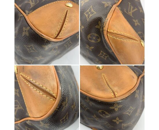 LOUIS VUITTON Borsa Shopper in Tela Col. Marrone Estrela M