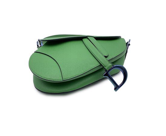 DIOR Borsa a Tracolla in Pelle Col. Verde Saddle M