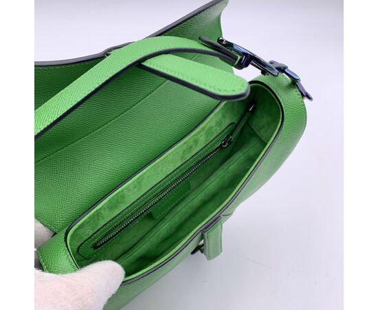 DIOR Borsa a Tracolla in Pelle Col. Verde Saddle M