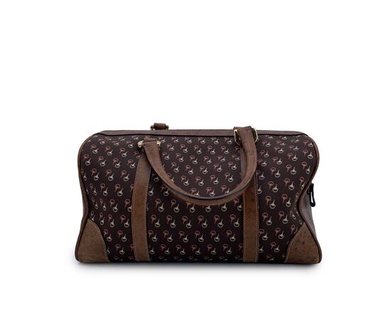 GUCCI Borsa a Mano Vintage in Tela Col. Marrone Boston M