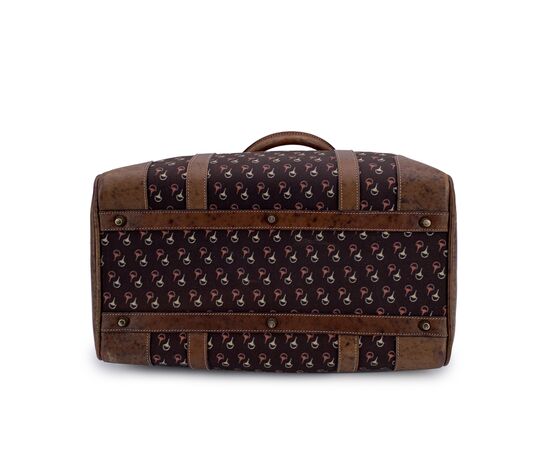 GUCCI Borsa a Mano Vintage in Tela Col. Marrone Boston M