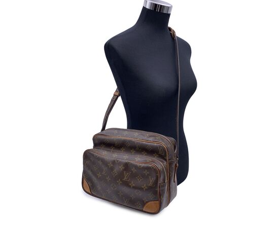 LOUIS VUITTON Borsa a Tracolla Vintage in Tela Col. Marrone Nil M