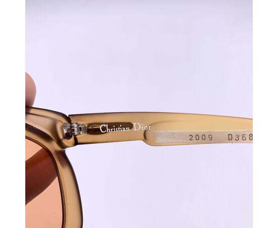 CHRISTIAN DIOR Occhiali da Sole Vintage in Acetato Col. Arancione Oversize