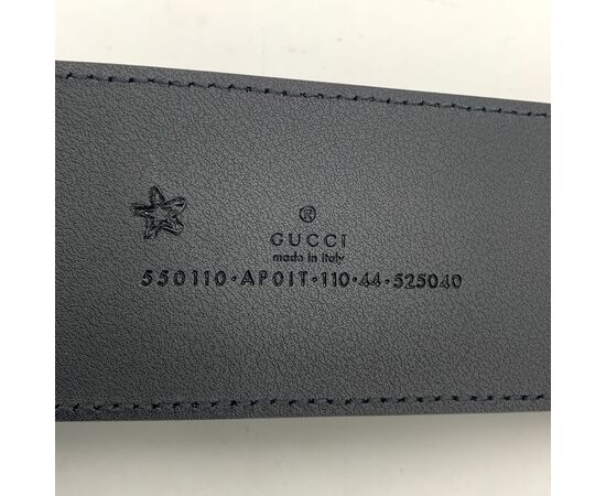 GUCCI Cintura in Pelle Col. Nero Marmont