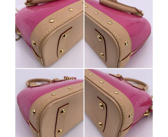 LOUIS VUITTON Borsa a Mano in Pelle Lucida Col. Rosa Alma BB S