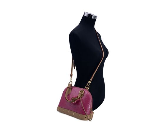 LOUIS VUITTON Borsa a Mano in Pelle Lucida Col. Rosa Alma BB S