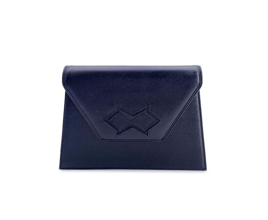 YVES SAINT LAURENT Pochette Vintage in Pelle Col. Nero S