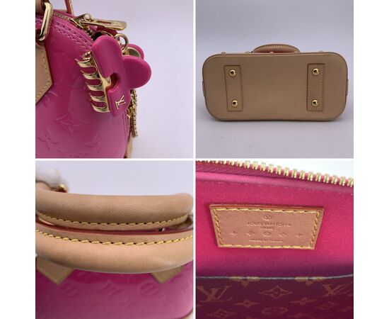 LOUIS VUITTON Borsa a Mano in Pelle Lucida Col. Rosa Alma BB S