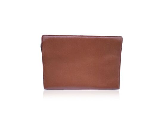 YVES SAINT LAURENT Pochette Vintage in Pelle Col. Marrone S