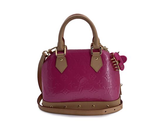 LOUIS VUITTON Borsa a Mano in Pelle Lucida Col. Rosa Alma BB S