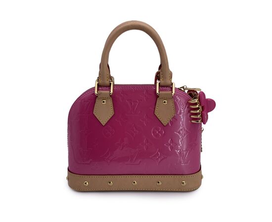 LOUIS VUITTON Borsa a Mano in Pelle Lucida Col. Rosa Alma BB S