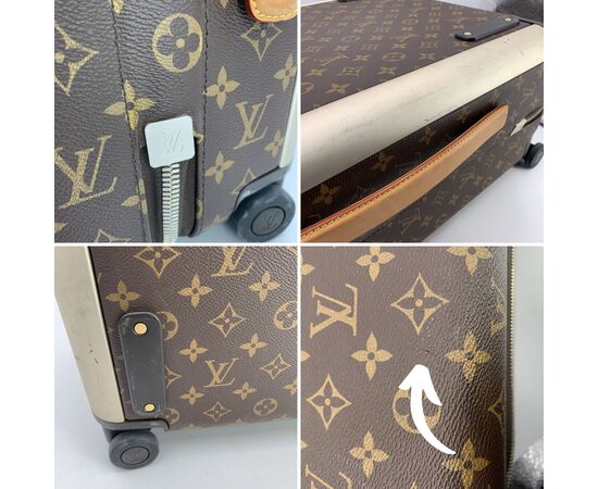 LOUIS VUITTON Borsa da Viaggio in Tela Col. Marrone Horizon 55 L