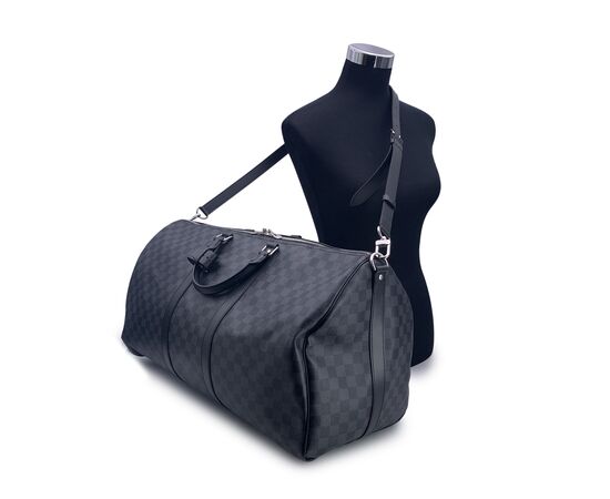 LOUIS VUITTON Borsa da Viaggio in Tela Col. Nero Keepall L