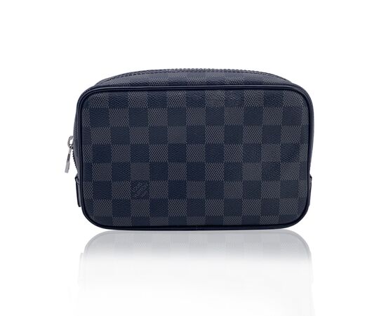 LOUIS VUITTON Pochette in Tela Col. Nero Trousse Toilette S