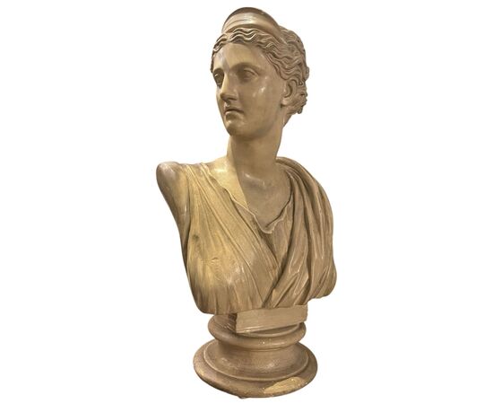 Busto raffigurante figura femminile