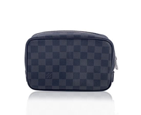 LOUIS VUITTON Pochette in Tela Col. Nero Trousse Toilette S