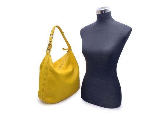 FAY Borsa Hobo in Pelle Col. Giallo M