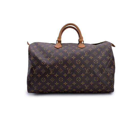 LOUIS VUITTON Borsa a Mano Vintage in Tela Col. Marrone Speedy M