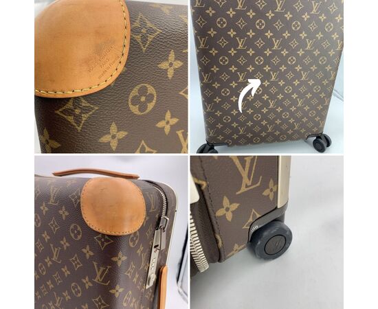 LOUIS VUITTON Borsa da Viaggio in Tela Col. Marrone Horizon 55 L