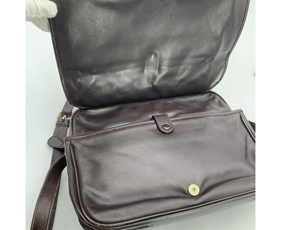 FENDI Borsa a Tracolla Vintage in Pelle Col. Marrone FF M