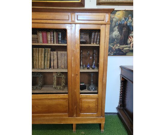 Libreria in legno di rovere Stile Nap. III Francia