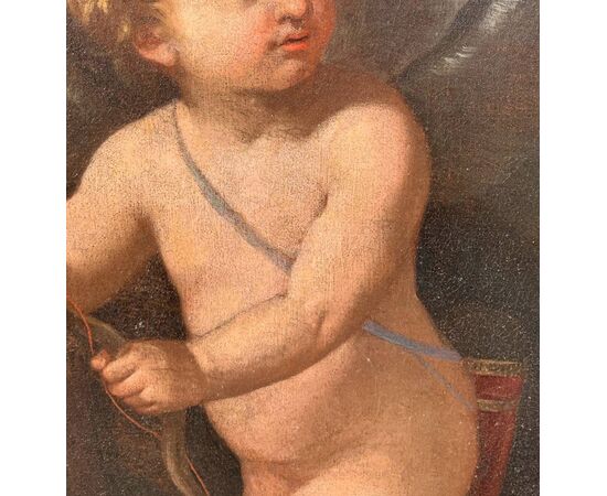 Cerchia di Guido Reni (Bologna 1575 - Bologna 1642) - Cupido.