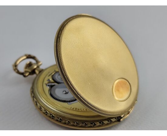 OROLOGIO DA TASCA ZENITH MADREPERLA e ORO 18 KT