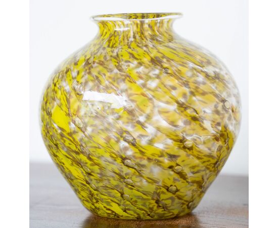 Vaso in vetro di Murano Fratelli Toso  