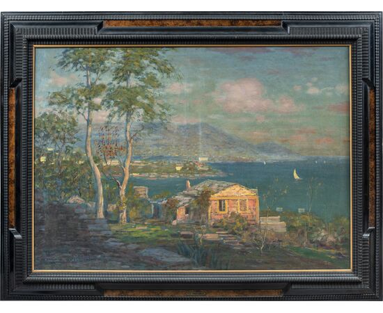 Carlo Costantino Tagliabue (Bresso 1880 - Milano 1960) - Il golfo di Rapallo.