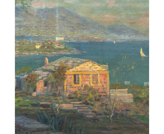 Carlo Costantino Tagliabue (Bresso 1880 - Milano 1960) - Il golfo di Rapallo.
