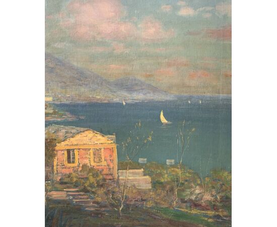 Carlo Costantino Tagliabue (Bresso 1880 - Milano 1960) - Il golfo di Rapallo.