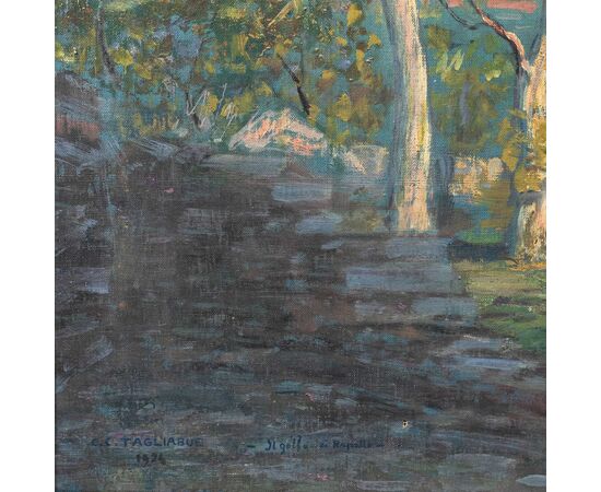 Carlo Costantino Tagliabue (Bresso 1880 - Milano 1960) - Il golfo di Rapallo.
