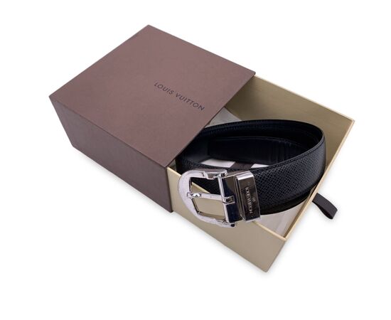 LOUIS VUITTON Cintura in Pelle Col. Nero Ceinture Classique