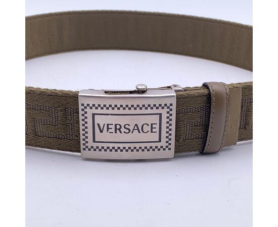 VERSACE Cintura in Tela Col. Verde